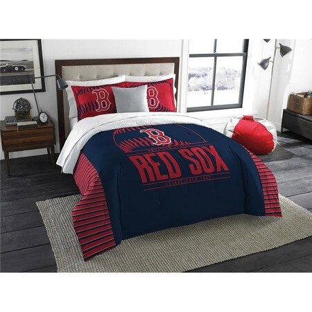 The North West Company The Northwest 1MLB-85800-0004-RET 102 x 86 in. MLB 858 Bosten Red Sox Printed Comforter & Shams Set; King 1MLB858000004EDC